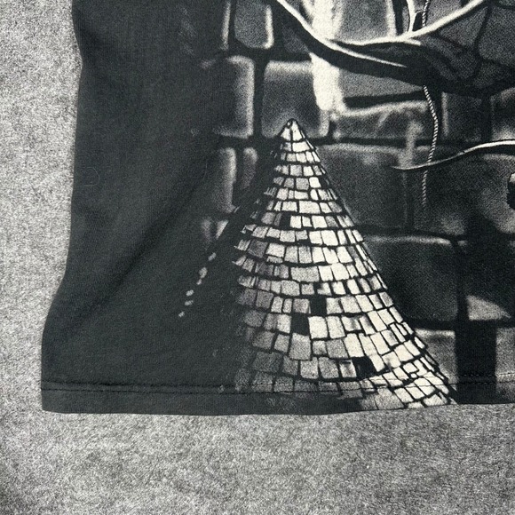 Rare Vintage 90s Liquid Blue Fantasy Dragon Knight AOP T Shirt Mens XL - Picture 16 of 16